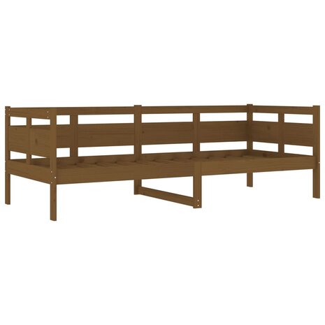Slaapbank massief grenenhout honingbruin 80x200 cm 4