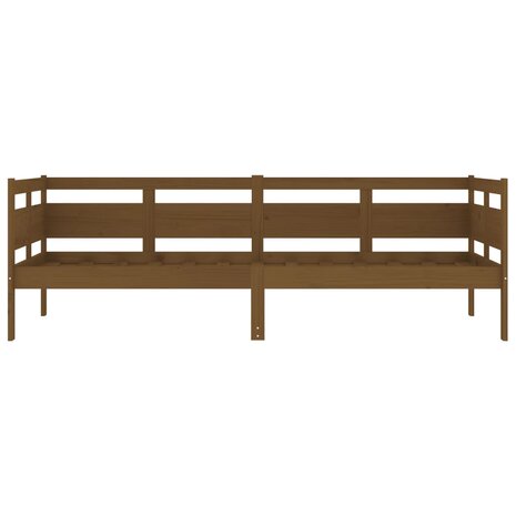 Slaapbank massief grenenhout honingbruin 80x200 cm 5