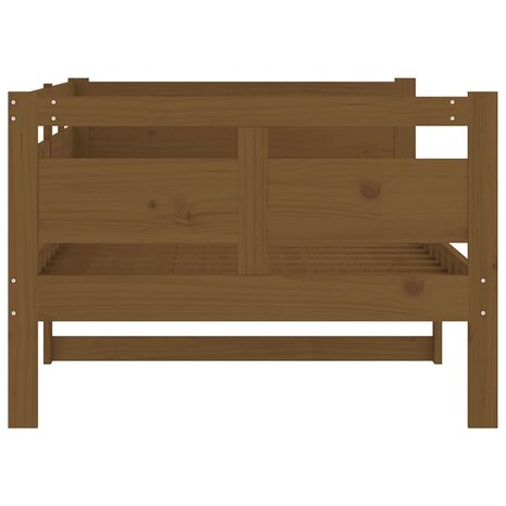 Slaapbank massief grenenhout honingbruin 90x190 cm 6