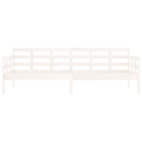 Slaapbank massief grenenhout wit 80x200 cm 8