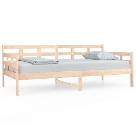 Slaapbank massief grenenhout 90x190 cm 2