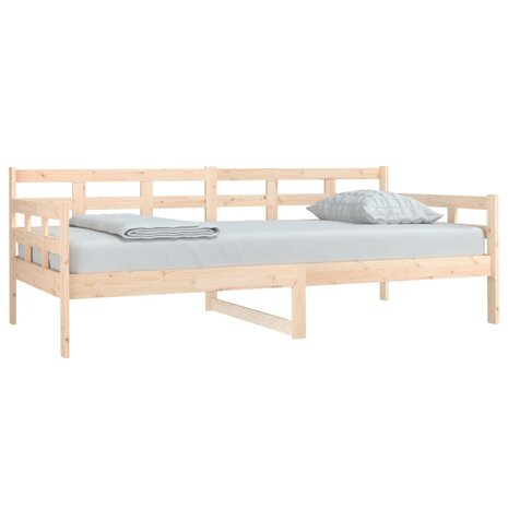 Slaapbank massief grenenhout 90x190 cm 3