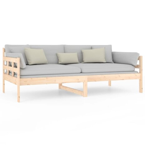 Slaapbank massief grenenhout 90x190 cm 5