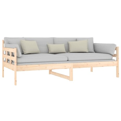 Slaapbank massief grenenhout 90x190 cm 6