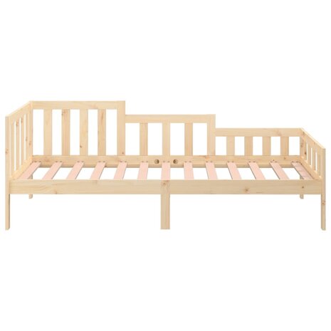 Slaapbank zonder matras 90x200 cm massief grenenhout 8