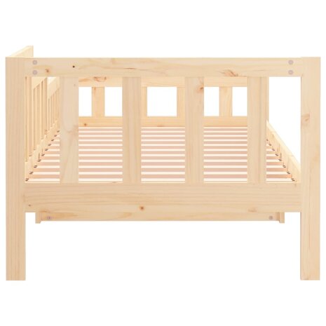 Slaapbank zonder matras 90x200 cm massief grenenhout 9