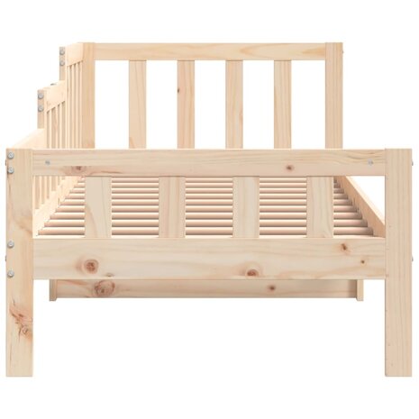Slaapbank zonder matras 90x190 cm massief grenenhout 6