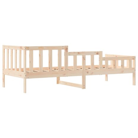 Slaapbank zonder matras 90x190 cm massief grenenhout 7