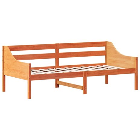 Slaapbank zonder matras 80x200 cm massief grenenhout wasbruin 3