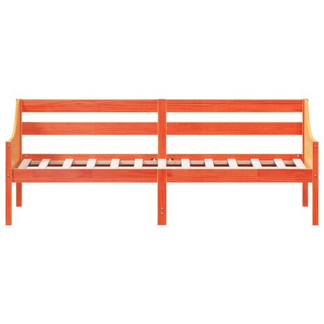 Slaapbank zonder matras 80x200 cm massief grenenhout wasbruin 4