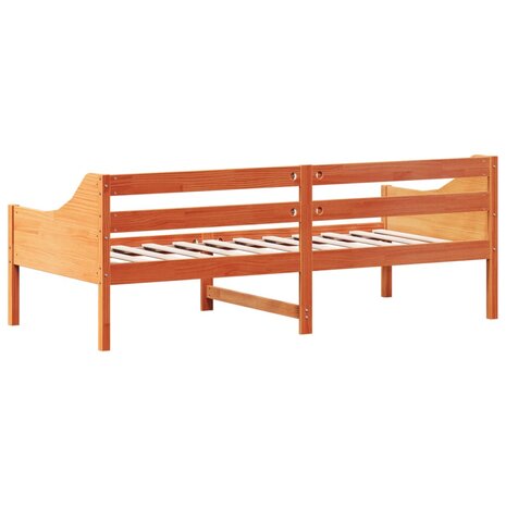 Slaapbank zonder matras 80x200 cm massief grenenhout wasbruin 6