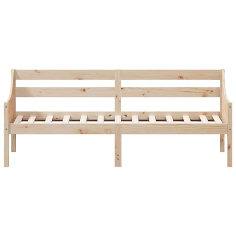 Slaapbank zonder matras 90x190 cm massief grenenhout 4