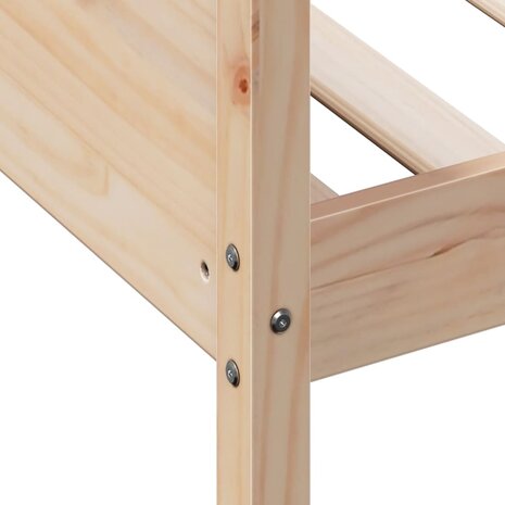 Slaapbank zonder matras 75x190 cm massief grenenhout 7