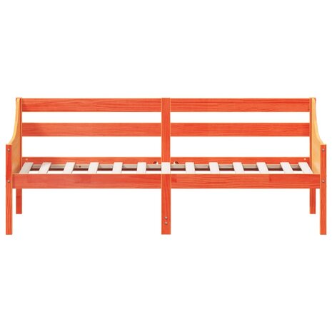Bedbank zonder matras wasbruin 75x190 cm massief grenenhout 4