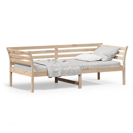 Slaapbank zonder matras 80x200 cm massief grenenhout 2