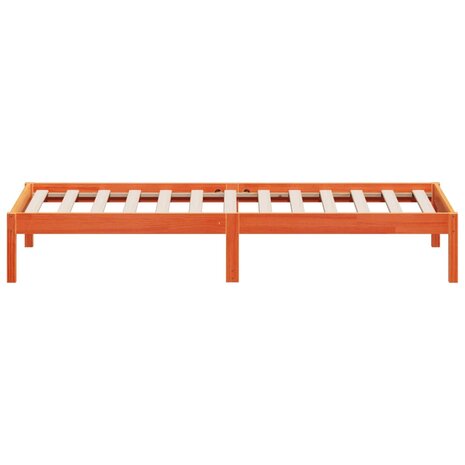 Slaapbank zonder matras 90x200 cm massief grenenhout wasbruin 5