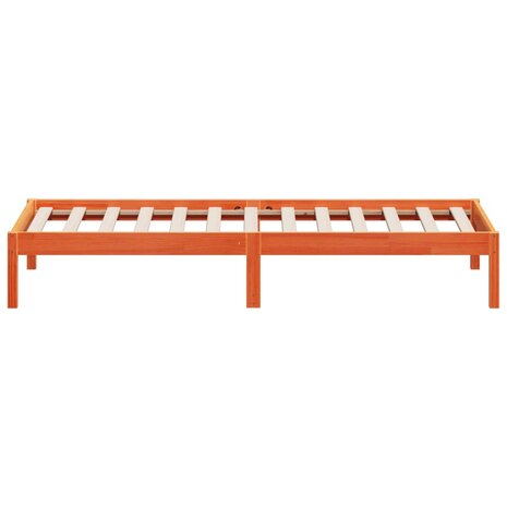 Slaapbank zonder matras 90x190 cm massief grenenhout wasbruin 5