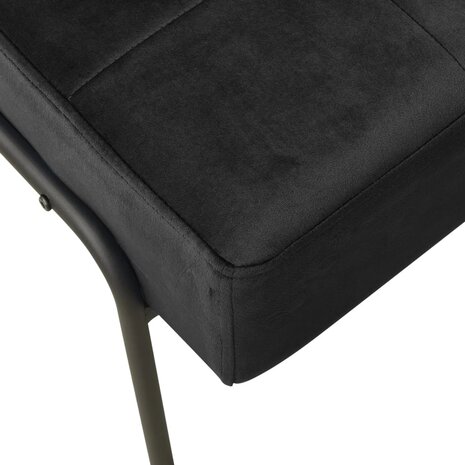 Relaxstoel 65x79x87 cm fluweel zwart 5