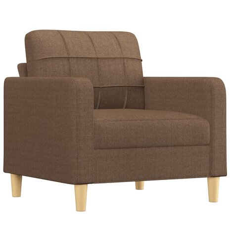 Fauteuil 60 cm stof bruin 2