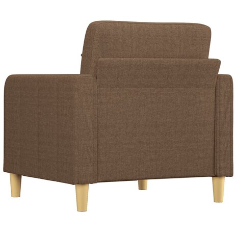 Fauteuil 60 cm stof bruin 5