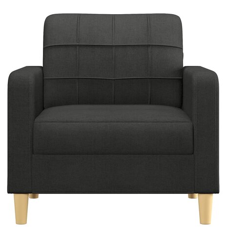 Fauteuil 60 cm stof zwart 3