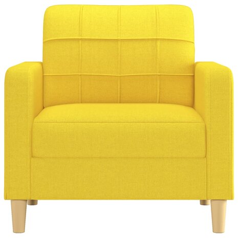 Fauteuil 60 cm stof lichtgeel 3