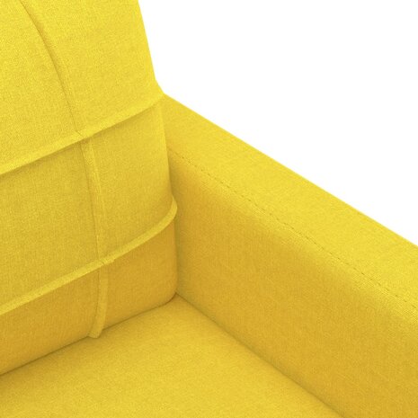 Fauteuil 60 cm stof lichtgeel 6