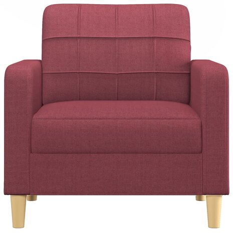 Fauteuil 60 cm stof wijnrood 3