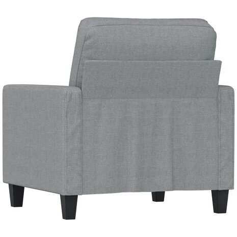 Fauteuil 60 cm stof lichtgrijs 5