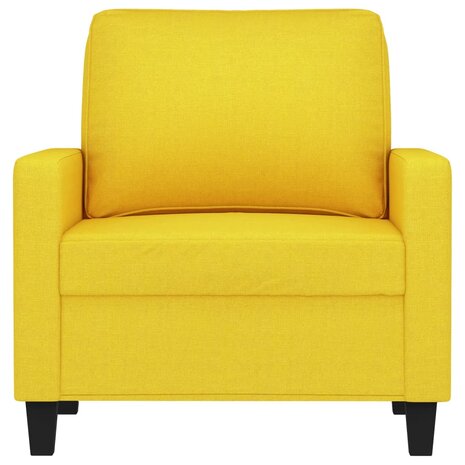Fauteuil 60 cm stof lichtgeel 3