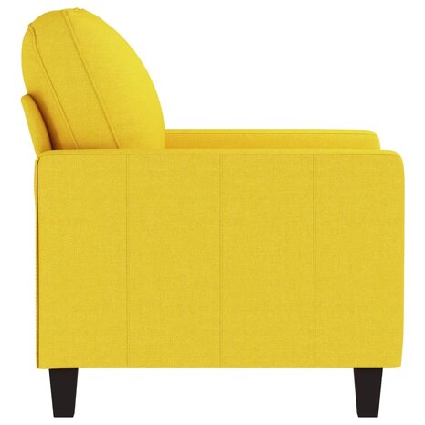 Fauteuil 60 cm stof lichtgeel 4