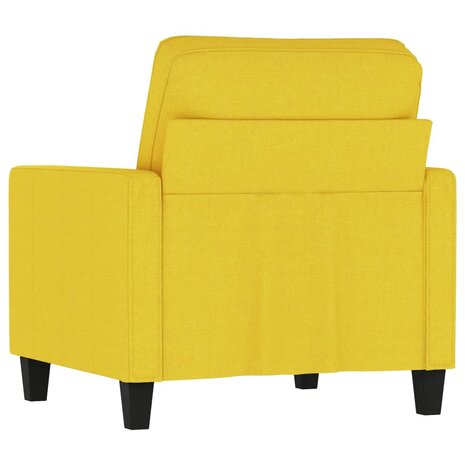Fauteuil 60 cm stof lichtgeel 5