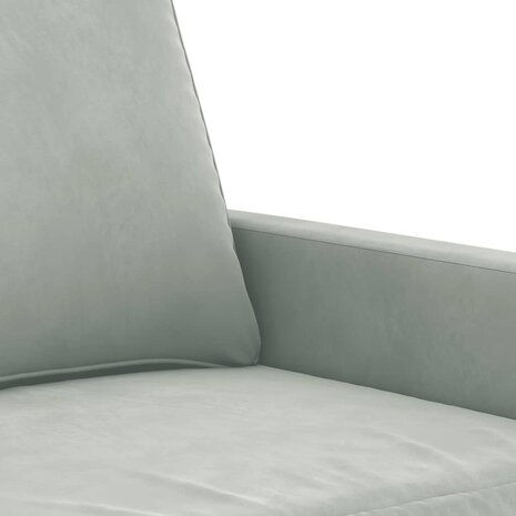 Fauteuil 60 cm fluweel lichtgrijs  6