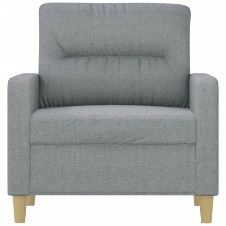 Fauteuil 60 cm stof lichtgrijs 3