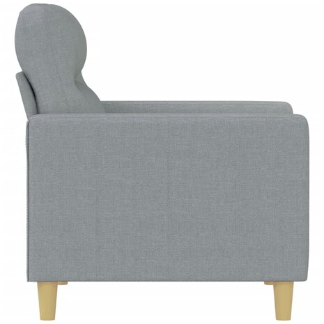 Fauteuil 60 cm stof lichtgrijs 4