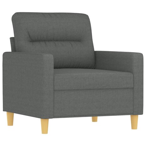 Fauteuil 60 cm stof donkergrijs 2