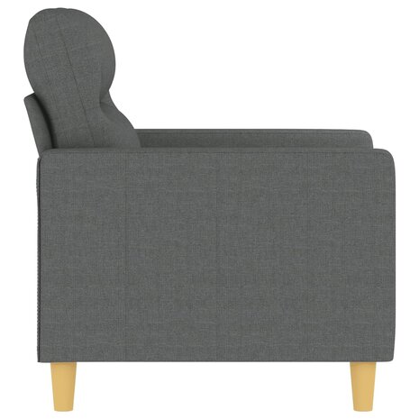 Fauteuil 60 cm stof donkergrijs 4