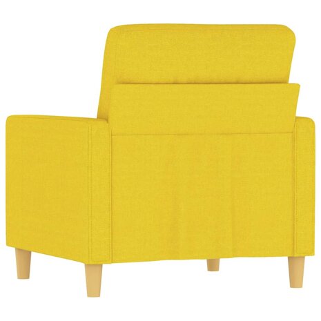 Fauteuil 60 cm stof lichtgeel 5