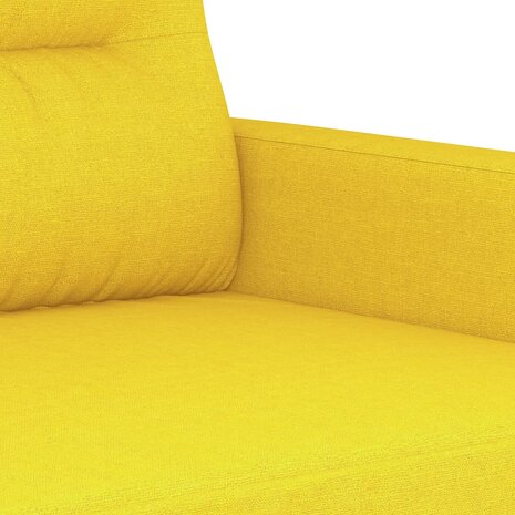 Fauteuil 60 cm stof lichtgeel 6