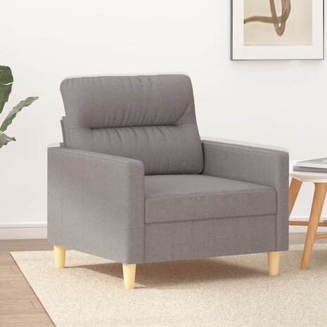 Fauteuil 60 cm stof taupe 1
