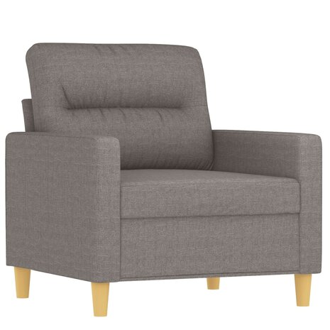 Fauteuil 60 cm stof taupe 2
