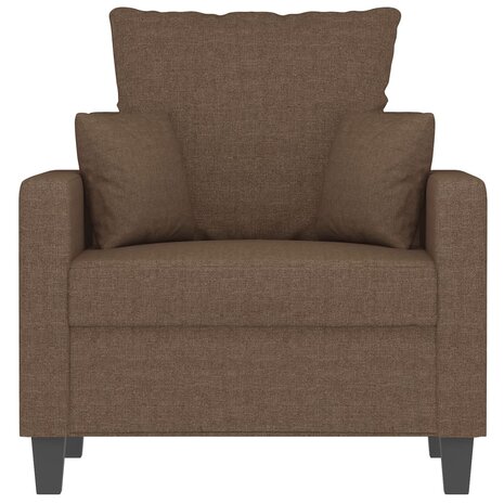 Fauteuil 60 cm stof bruin 3