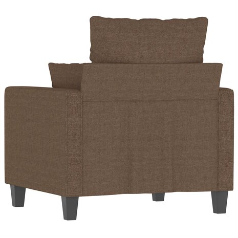 Fauteuil 60 cm stof bruin 5