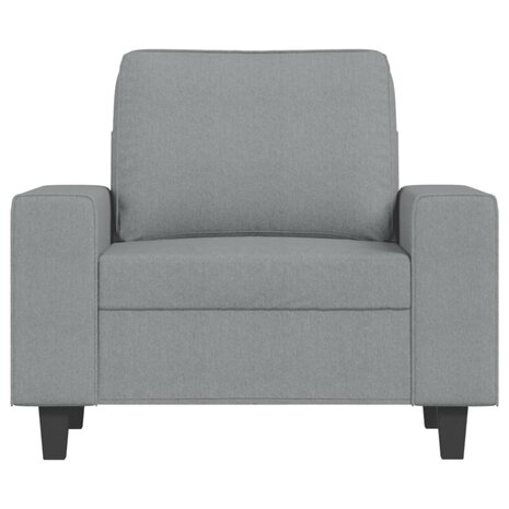 Fauteuil 60 cm stof lichtgrijs 3