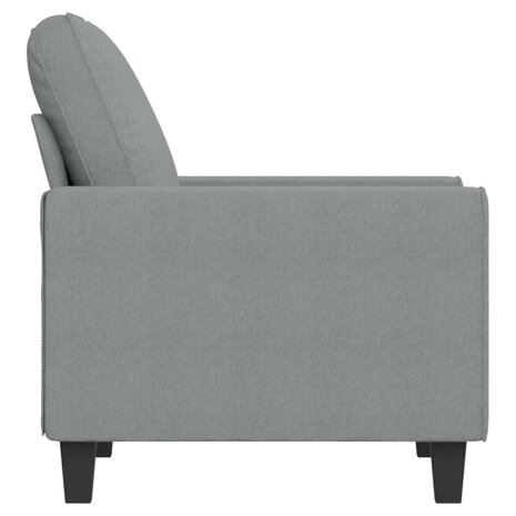 Fauteuil 60 cm stof lichtgrijs 4