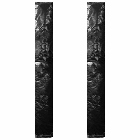 Parasolhoezen 2 st met rits 250 cm PE 1