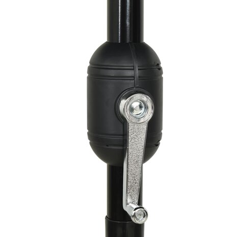 Parasol 3-laags met aluminium paal 2,5 m antracietkleurig 7