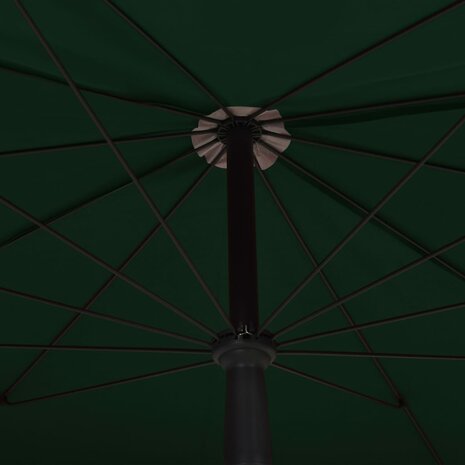 Parasol met paal 200x130 cm groen 5