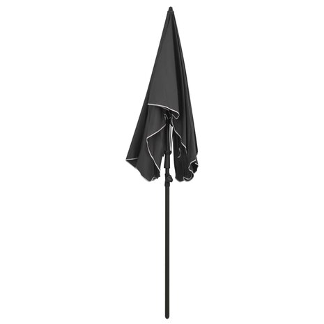 Parasol met paal 200x130 cm antracietkleurig 3