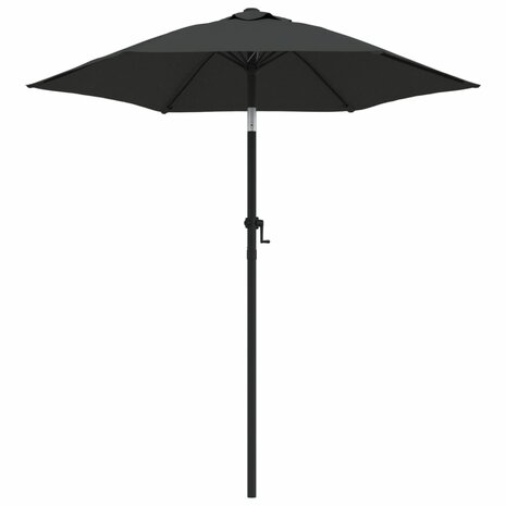 Parasol 200x224 cm aluminium antraciet 2